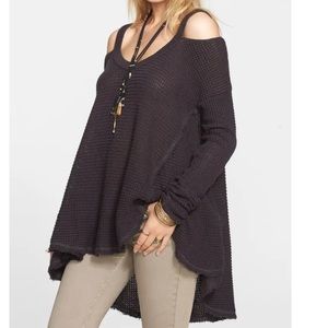 Free people cold shoulder sweater